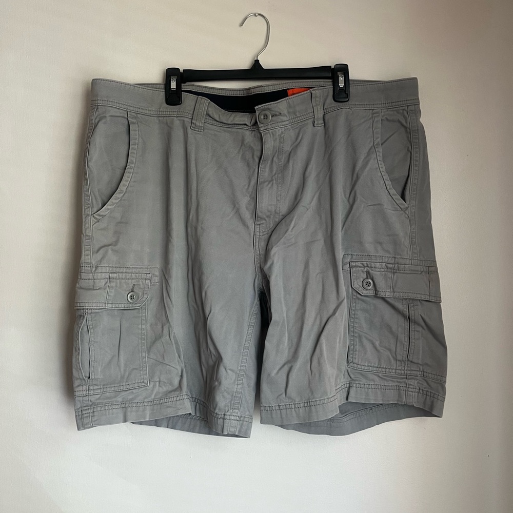 St. John's Bay Men's Cargo Shorts in Greyish Blue